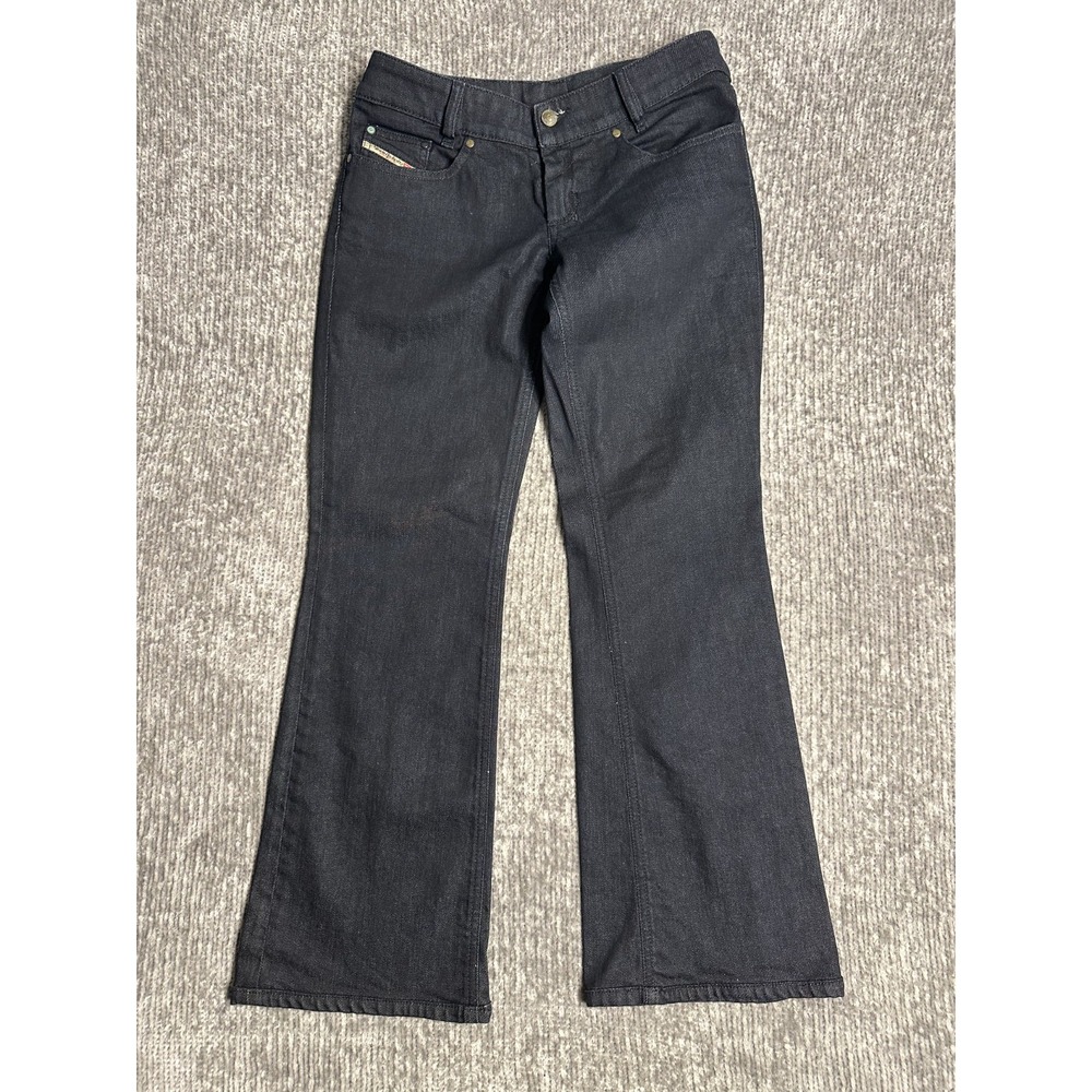 Diesel LOUVELY Jeans Stretch 00AA8 Women's Flared Dark Blue Denim 31x32 Bootcut